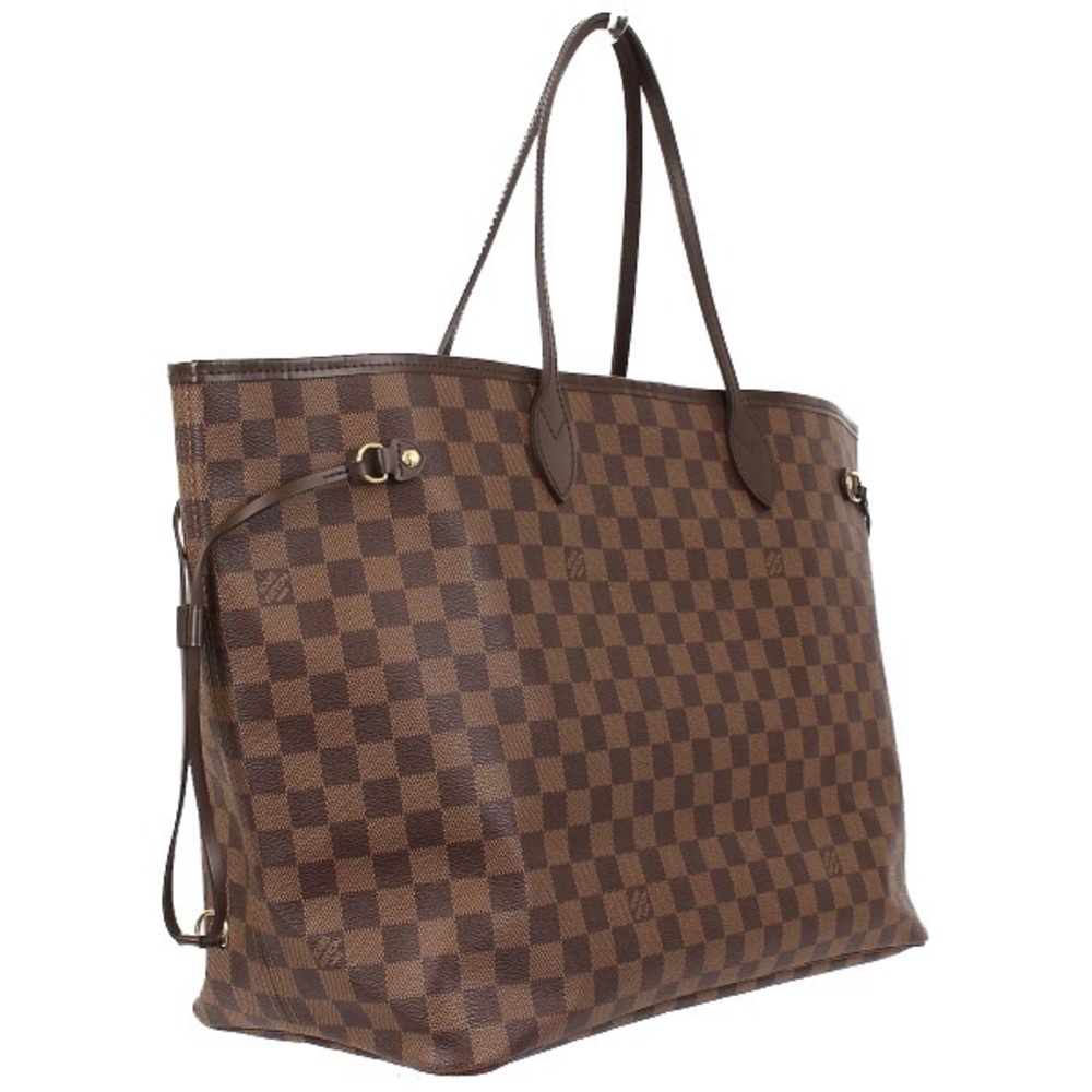 Louis Vuitton Neverfull GM Damier Tote Bag Brown